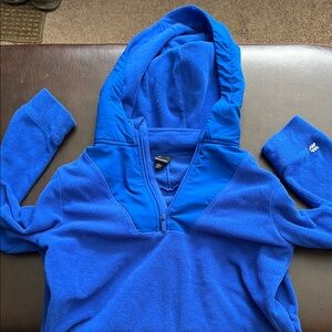 Kids Fleece Quarter Zip Hoodie, Size XL